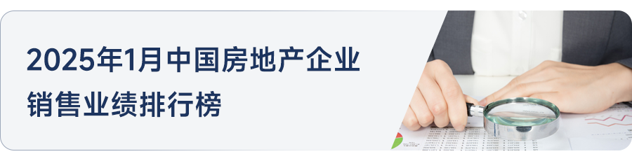 2025年1月济宁房地产企业销售业绩TOP10